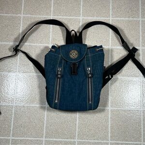 Kipling‎ - Archival vintage nylon backpack  drawstring bag Unique backpack